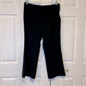 🍋 Donna Gray Black Fully Lined Cropped Dress Pants - Size 14